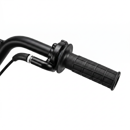 Kurzhubgasgriff mit Gaszug Honda Typ schwarz
