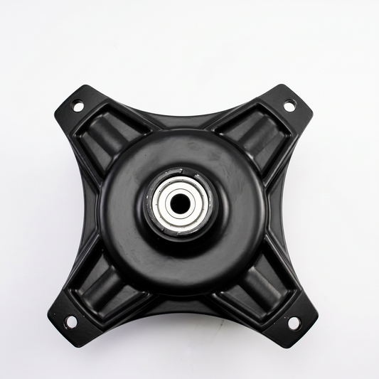 Komplette Vorderrad-Nabe für Dax-Bremsscheibe 12 mm schwarz