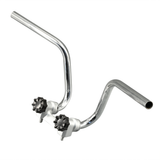 Ensemble de direction de type original - Argent / Chrome pour Honda, Skyteam, Zhenua,... Dax 