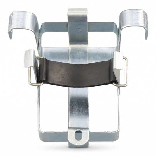 Battery holder Dax for 12 volt battery color chrome 