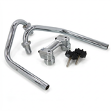 Ensemble de direction de type original - Argent / Chrome pour Honda, Skyteam, Zhenua,... Dax 