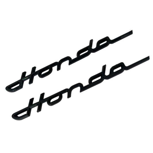 Autocollants emblème Honda S800 Noir (repro) Ensemble de 2 pièces 
