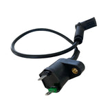 Black Ignition Coil with Spark Plug Wire + NGK CR7HSA Spark Plug ignition bundle 