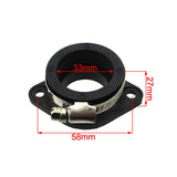 Carburetor Adapter / Intake Rubber Zongshen 190cc type - (Zs1p62yml-2)
