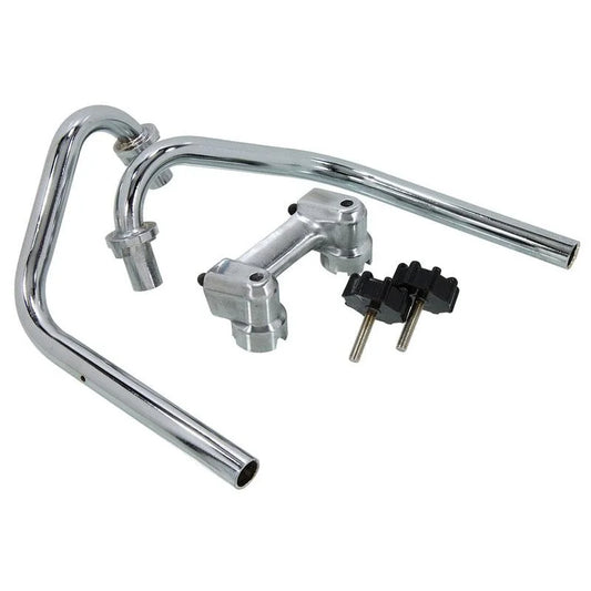 Ensemble de direction de type original - Argent / Chrome pour Honda, Skyteam, Zhenua,... Dax 