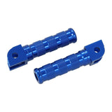 Repose-pieds CNC - 21 mm bleu pour modèles Dax et Monkey 
