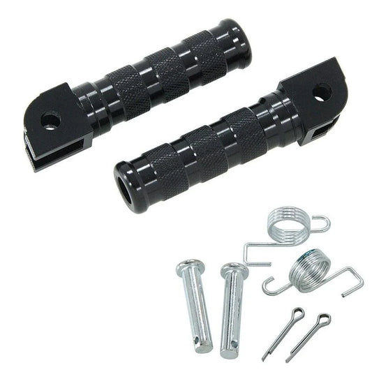 Repose-pieds CNC - 21 mm noir pour modèles Dax et Monkey 