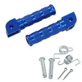 Repose-pieds CNC - 21 mm bleu pour modèles Dax et Monkey 