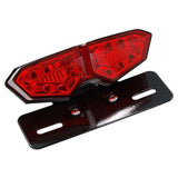 Feu arrière Diamant modèle LED rouge avec clignotants intégrés 