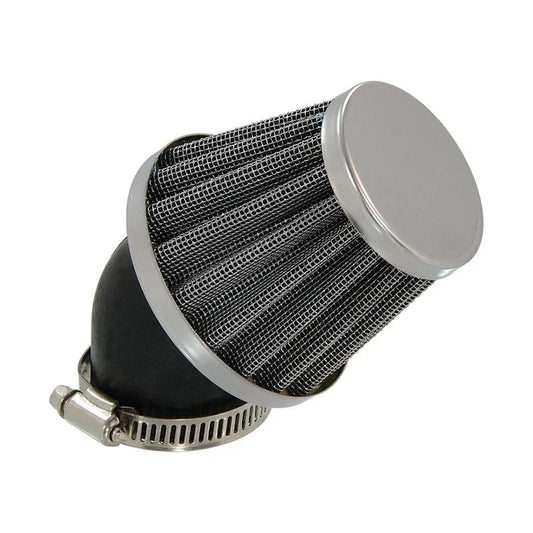 Filtre à air K&N chromé type 45° incliné 35MM 
