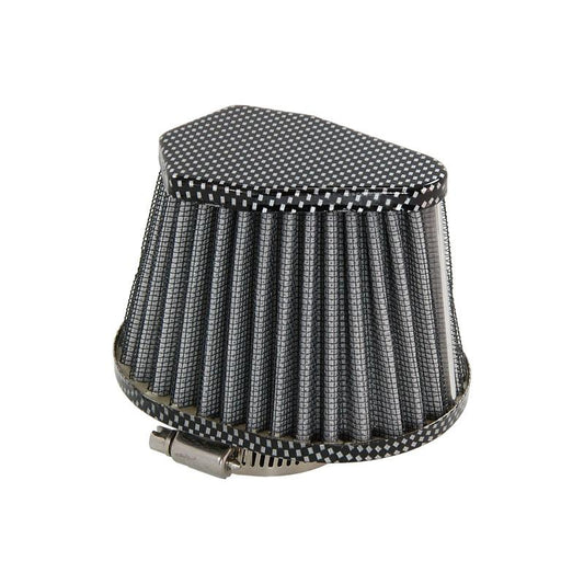 Filtre à air look carbone hexagonal 38mm 