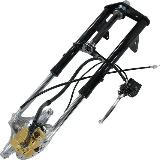 Fourche avant ST50 old style + frein à disque pour dax 
