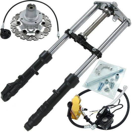 Dax Fourche hydraulique avec frein à disque de 30 mm et étrier de frein CNC à 4 pistons 