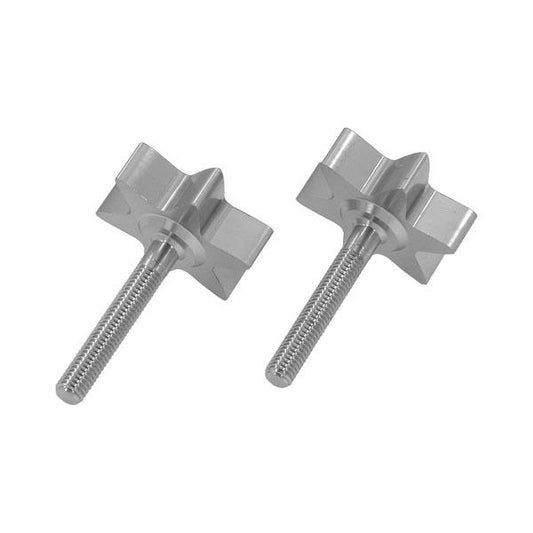 Envoyez des boutons rotatifs Dax et Monkey étoile CNC argent 