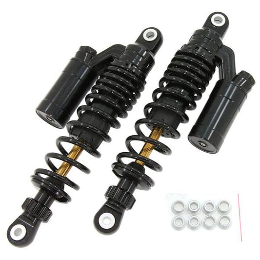 Stoßdämpfer / Hinterfedern 330mm schwarz - einstellbar 