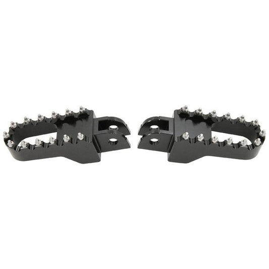 Repose-pieds en aluminium noir usiné CNC pour Dax et Monkey 